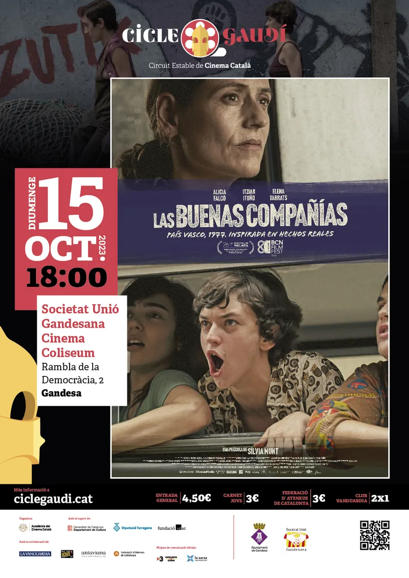 Cartell: Cicle Gaudí "Las buenas compañias"