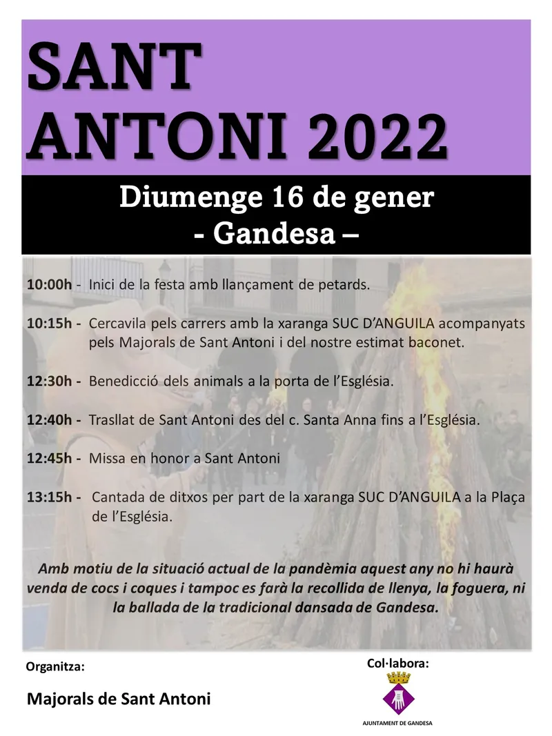 Cartell: Sant Antoni 2022