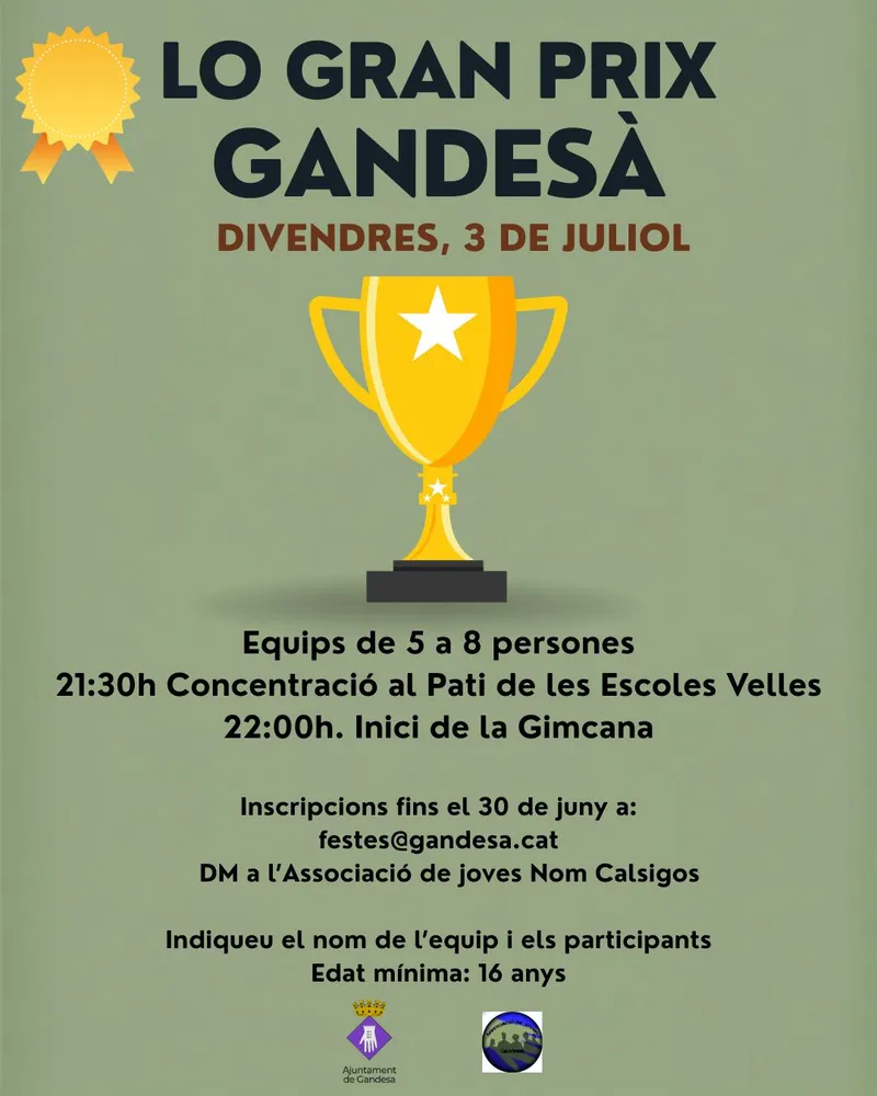 Cartell: ACTIVA'T 2026 - LO GRAN PRIX GANDESÀ