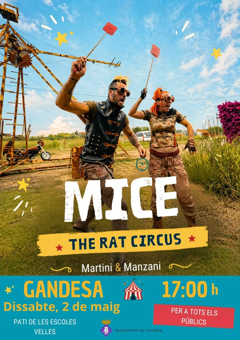 Cartell: Aquest dissabte, Gandesa s'omple de circ!