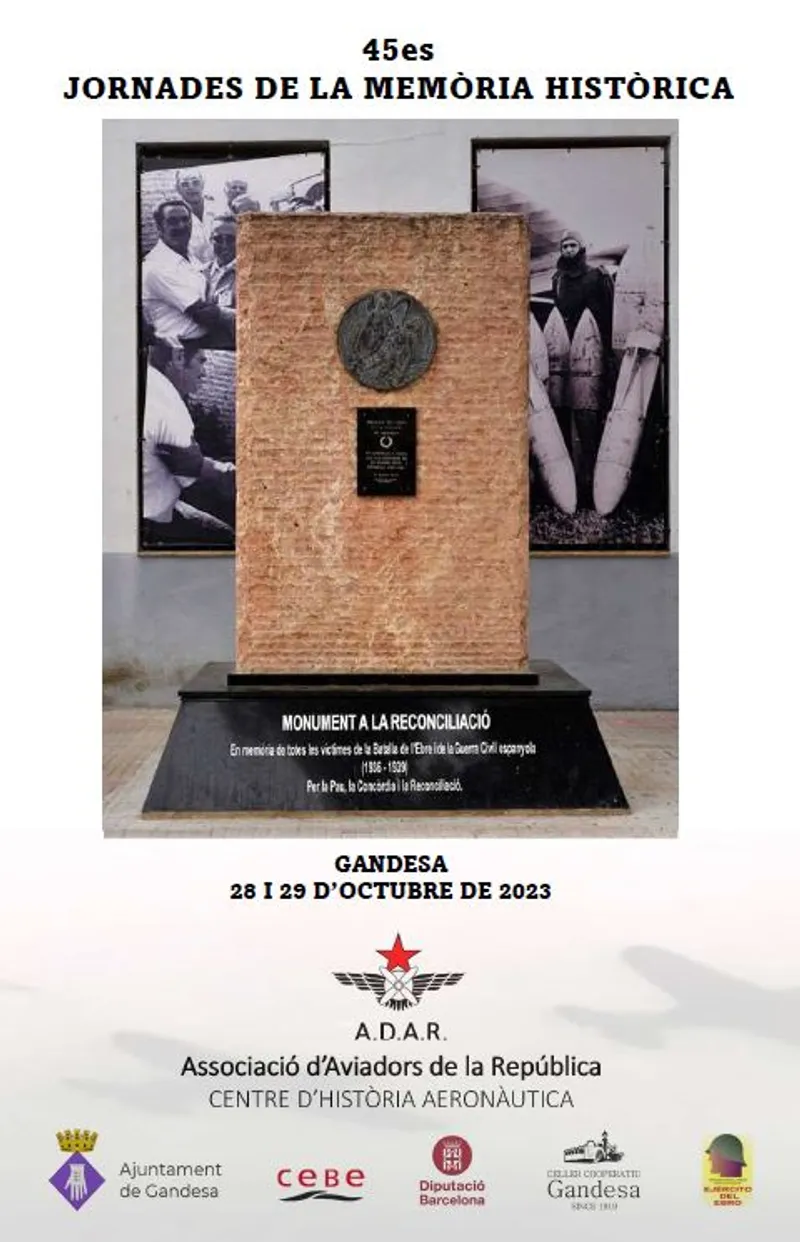 Cartell: 45es JORNADES DE LA MEMÒRIA HISTÒRICA