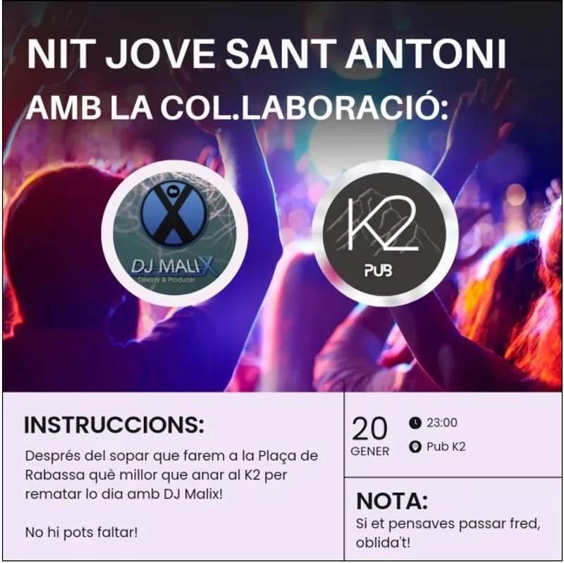 Cartell: Sant Antoni 2024 - Nit Jove
