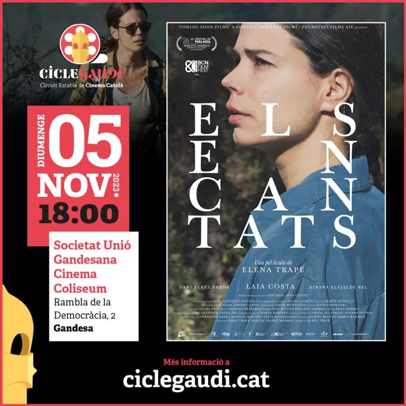 Cartell: Cicle Gaudí: "Els encantats"