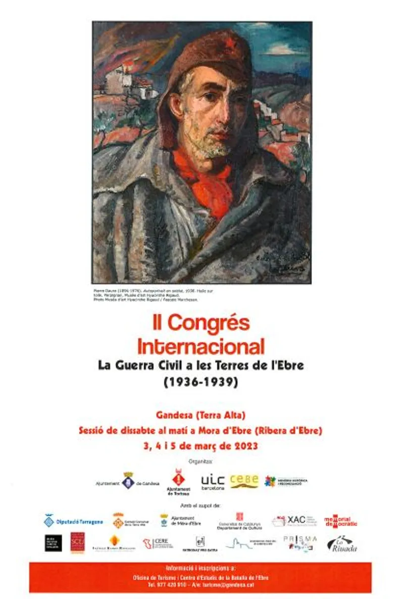 Cartell: II Congrés Internacional de la Guerra Civil a les Terres de l'Ebre