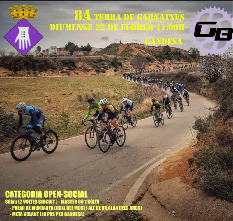 Cartell: 8a Cursa Terra de Garnatxes