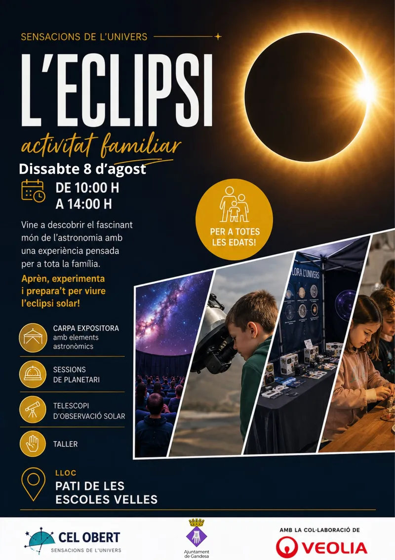 Cartell: ACTIVA'T 2026 - SENSACIONS DE L'UNIVERS