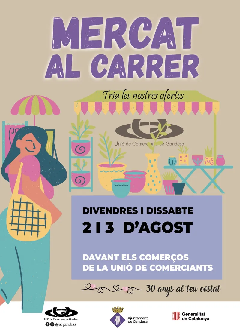 Cartell: Mercat al carrer