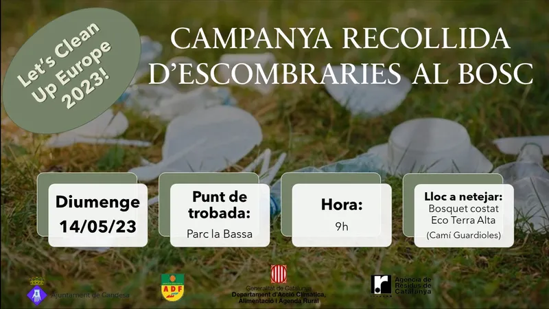 Imatge: CAMPANYA DE RECOLLIDA D'ESCOMBRARIES AL BOSC