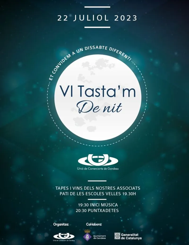 Cartell: Activa't 2023 - TASTA'M DE NIT