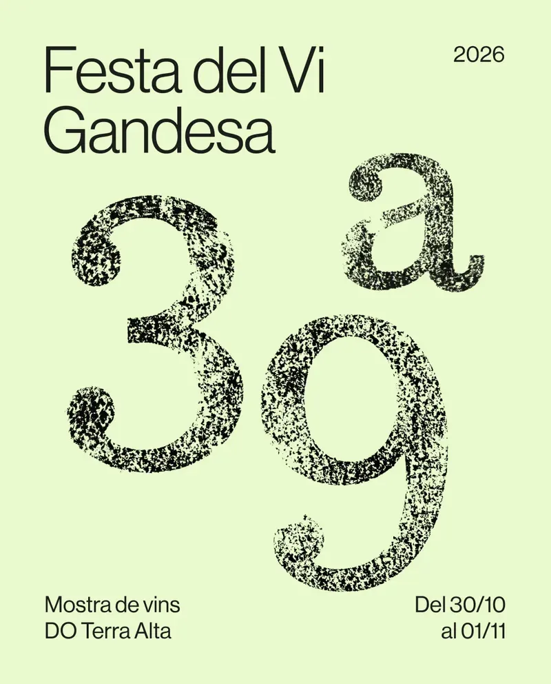 Cartell: 39a Festa del Vi de Gandesa