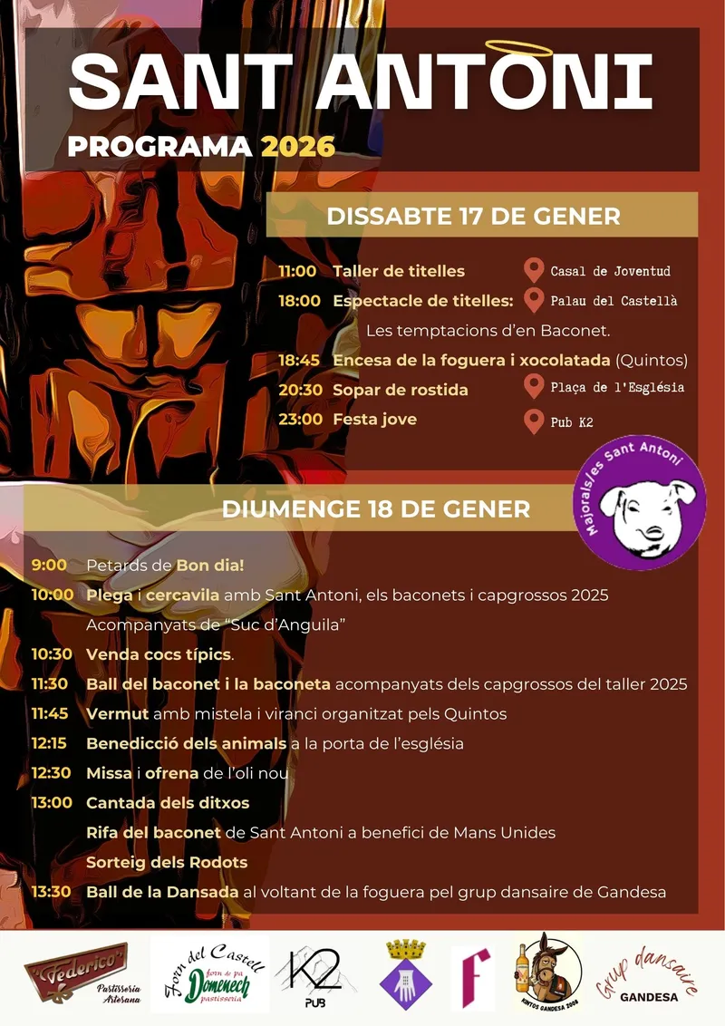 Cartell: Sant Antoni 2026