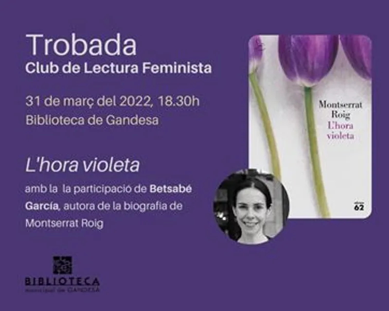 Cartell: Biblioteca Municipal - Club de Lectura Feminista