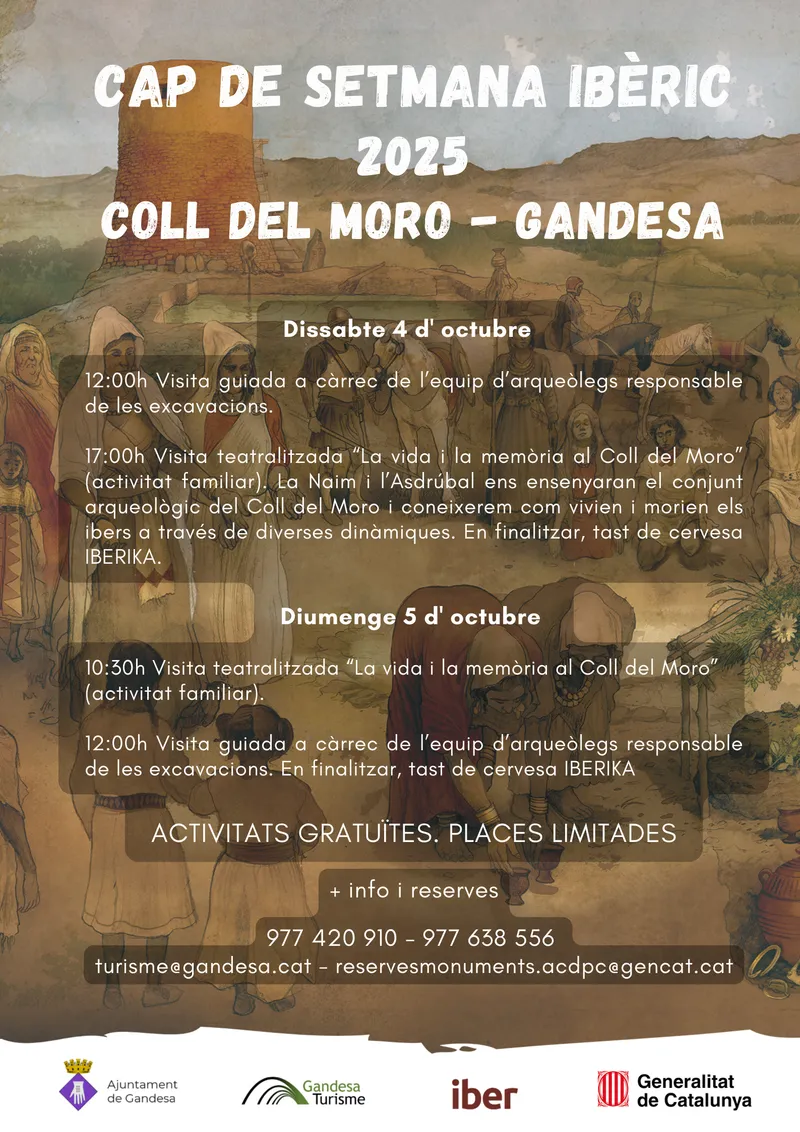 Cartell: CAP DE SETMANA IBÈRIC 2025 - COLL DEL MORO