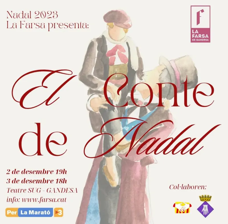 Cartell: La Farsa presenta: El conte de Nadal