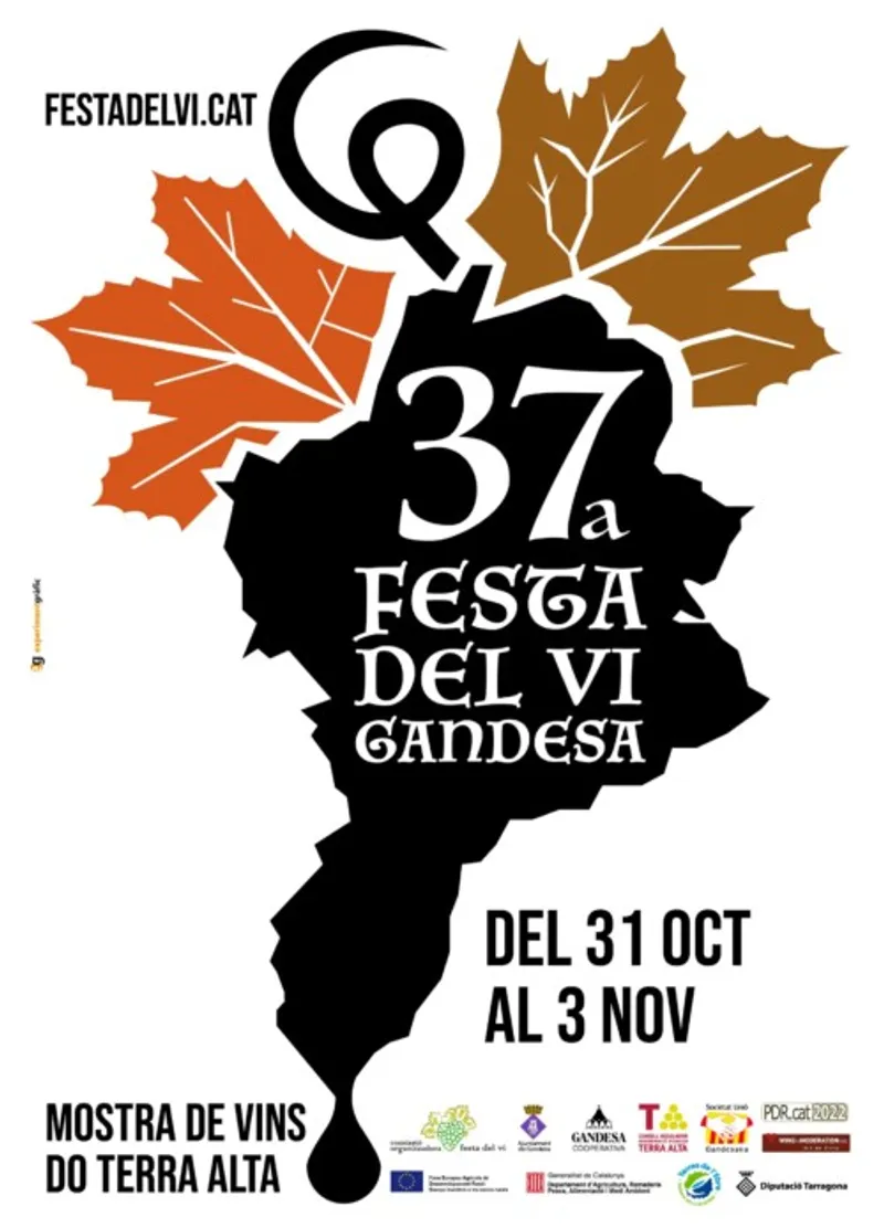 Cartell: 37a FESTA DEL VI DE GANDESA