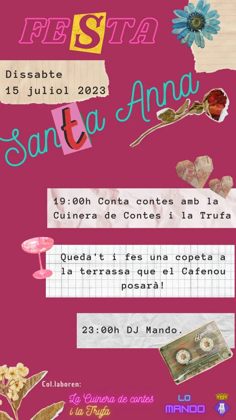 Cartell: Activa't 2023 - FESTA C. SANTA ANNA