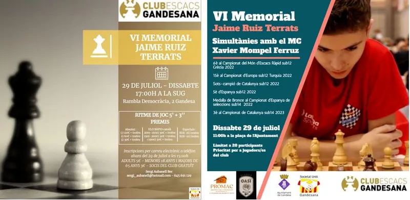 Imatge: Activa't 2023 - VI MEMORIAL JAIME RUIZ TERRATS