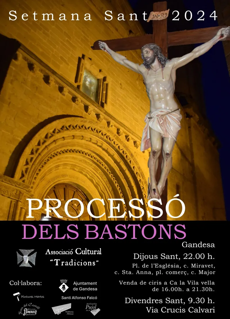 Cartell: PROCESSÓ DELS BASTONS